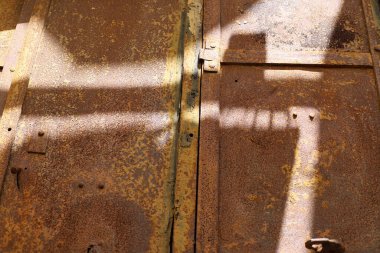 Old and rusty iron. Texture of rusty metal.