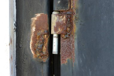 Old and rusty iron. Texture of rusty metal.