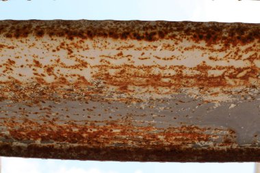 Old and rusty iron. Texture of rusty metal.