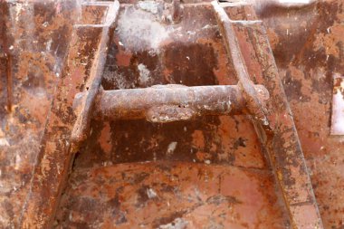 Old and rusty iron. Texture of rusty metal.