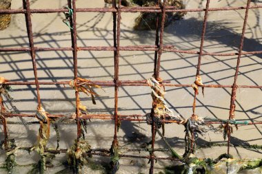Old and rusty iron. Texture of rusty metal.