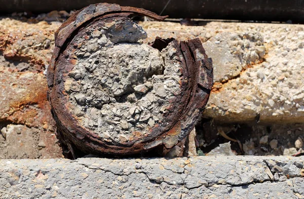 Old and rusty iron. Texture of rusty metal.