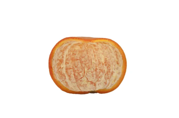 Orange mandarin isolated on a black background — Stock Photo, Image