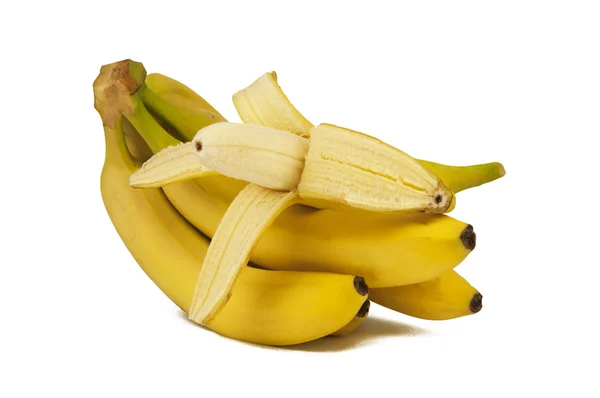  Beyaz bir arka plan üzerinde muz dalı