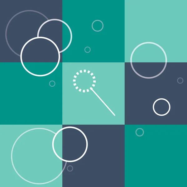 Sabun köpüğü mavimsi bir arka plan üzerinde düz vektör hat simgeleri.