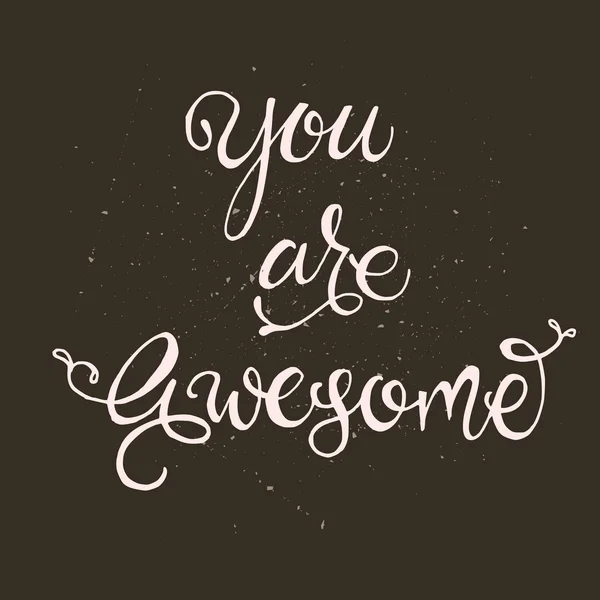 Sen are korku veren el yazısı vektör yazı ifade. 