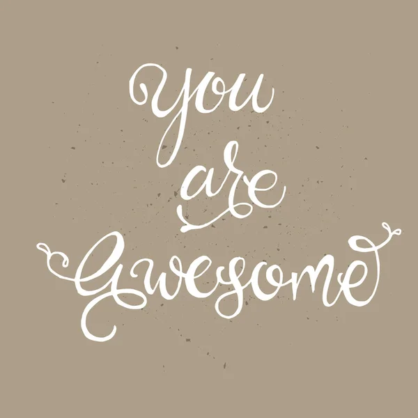 Sen are korku veren el yazısı vektör yazı ifade.