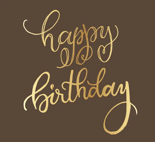 İyi ki doğdun altın kart tasarımı.