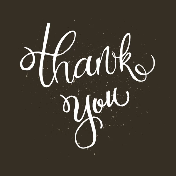 El yazılı ifade teşekkür ederim yazı vektör.