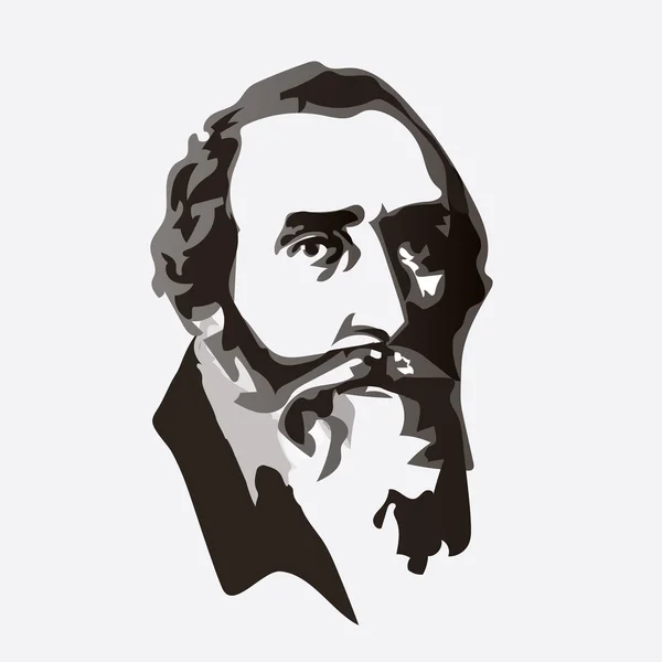 Johannes Kepler - astronomo e astrologo — Vettoriale Stock