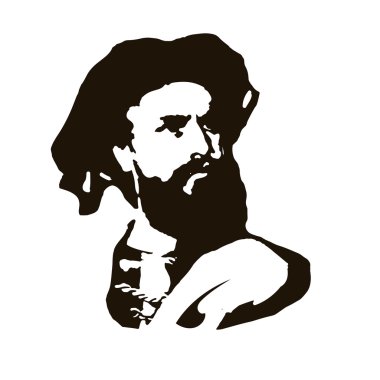 Marco Polo. vektör portre