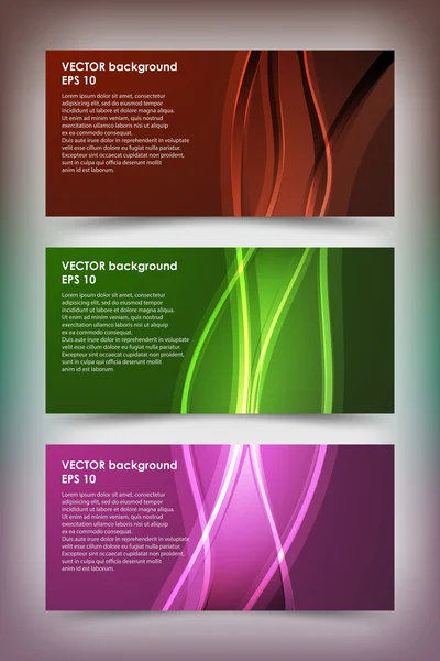 Renkli başlık sayfası şablonları.