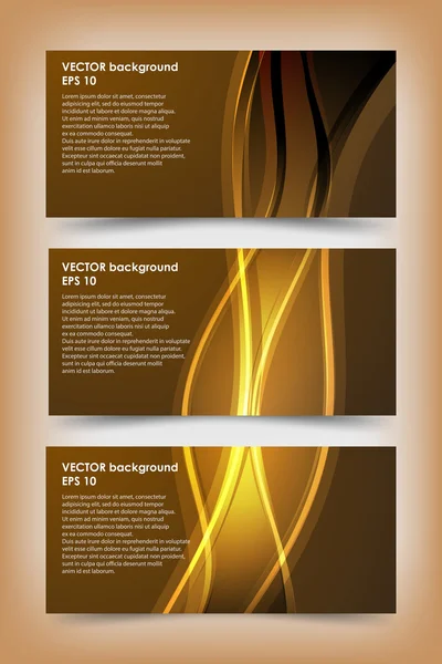 Altın afiş şablonları.