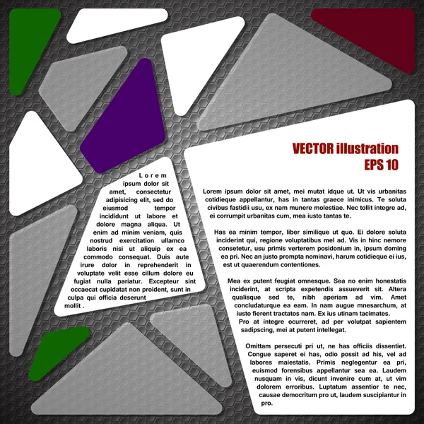 Infographic öğeleri üzerinde karbon arka plan