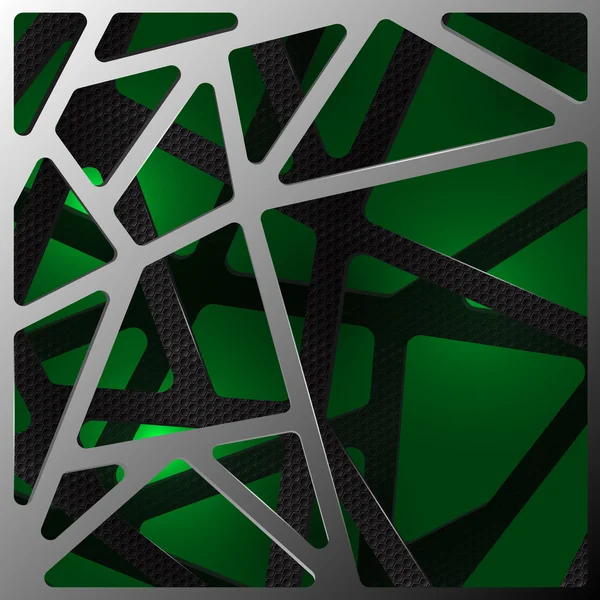 Dijital karbon arka plan yeşil