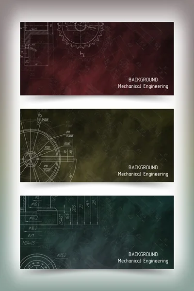 Makine Mühendisliği çizimler üzerinde yazı tahtası