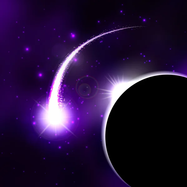 Gezegen çevresinde kuyrukluyıldız