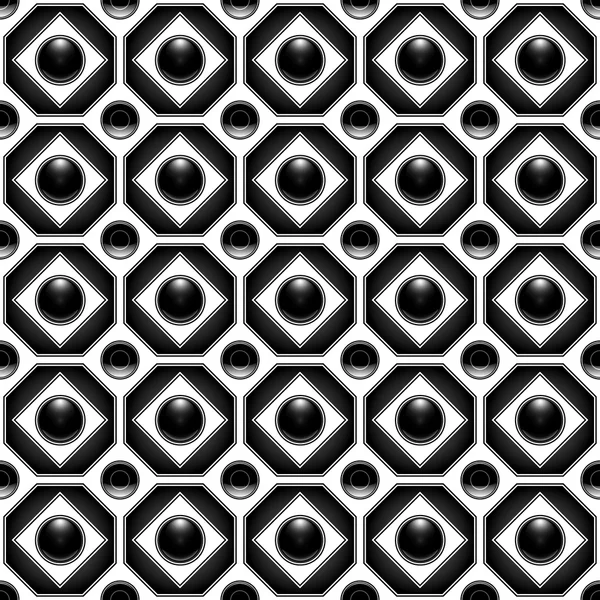 Geometrik arka plan - siyah ve beyaz