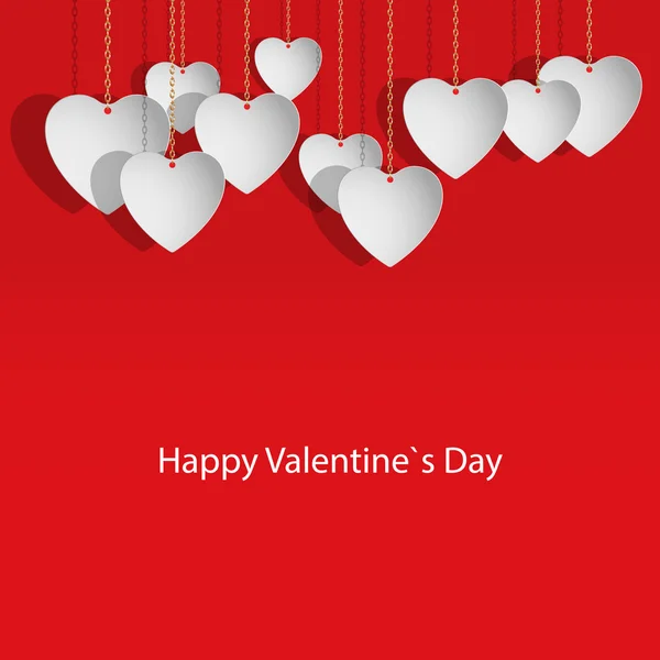 Sevgililer günü için kalp kart