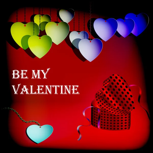 Kalp kutu hediye Sevgililer