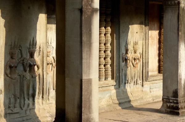 Apsaras Galeri vasıl Angkor Wat — Stok fotoğraf