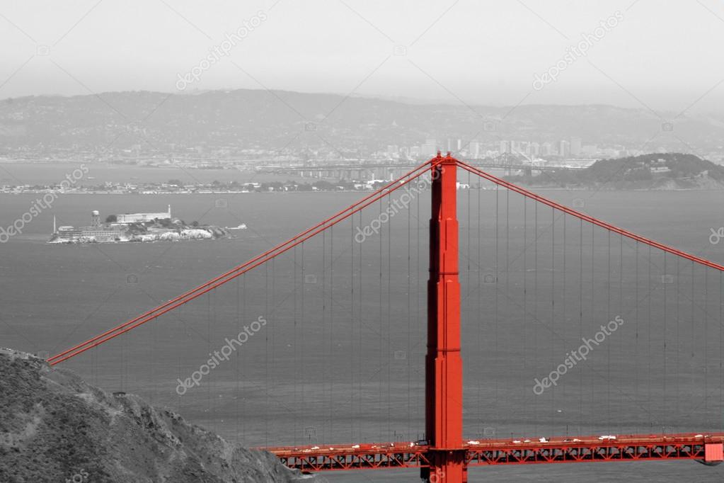 Golden Gate Bridge and Alcatraz