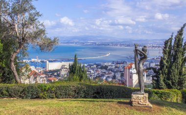 Haifa, İsrail için mount Carmel Park