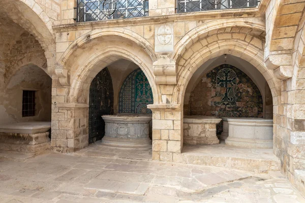 Casa Kiva Cementerio Armenio Barrio Armenio Ciudad Vieja Jerusalén Israel — Foto de Stock