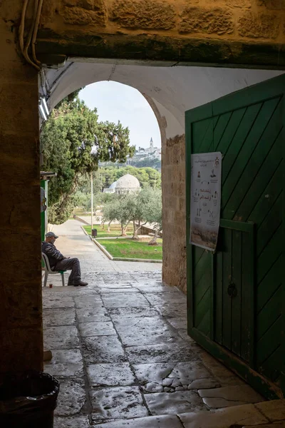 예루살렘 이스라엘 2020 Inspectors Gate Detectors Gate Bab Nazir Temple — 스톡 사진