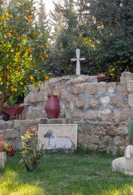Beytüllahim, İsrail, 09 Aralık 2020: Filistin Yönetimi 'ndeki Beyt Sahrindeki Yunan Ortodoks Çobanları Alanı, İsrail