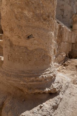 Kral Herod 'un sarayının kalıntıları, İsrail' in Yahudiye Çölü 'ndeki Herodion.