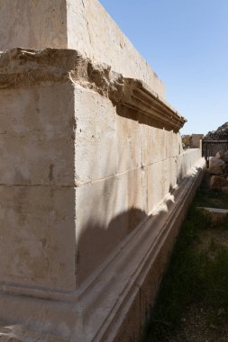 Kral Herod 'un sarayının kalıntıları - İsrail' deki Yahudi Çölü 'nde Herodion