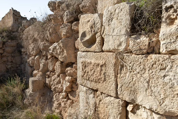 Kral Herod 'un sarayının harabeleri, Herodion, Yahudi Çölü, İsrail.