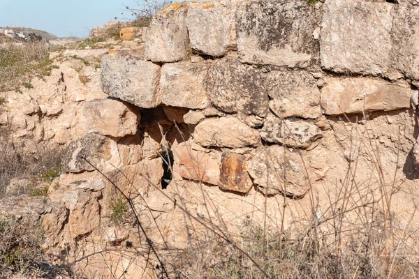 Kral Herod 'un sarayının harabeleri, Herodion, Yahudi Çölü, İsrail.
