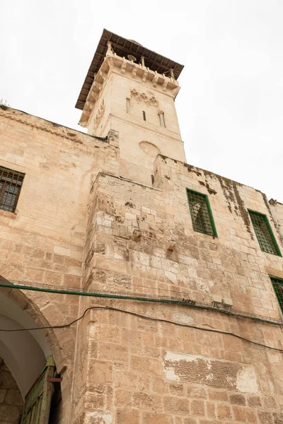 Medresse Bab Silsila Minareleri Srail Eski Kudüs Kasabasındaki Tapınak Dağı — Stok fotoğraf