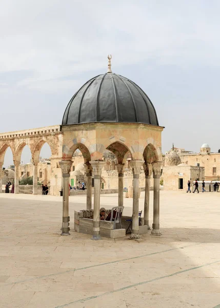 Jerusalén Israel Marzo 2021 Cúpula Del Profeta Cerca Cúpula Mezquita — Foto de Stock