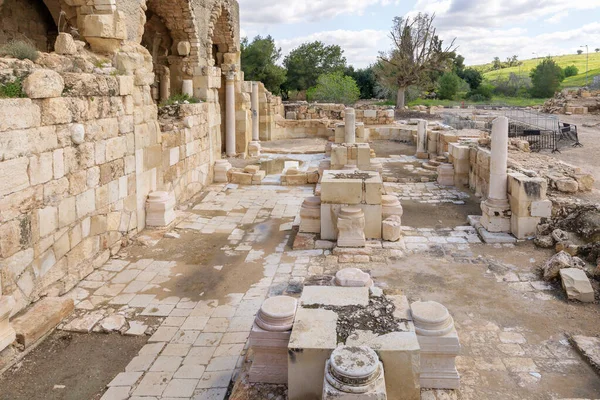 Kiryat Gat Izrael 2021 Március Bizánci Kori Szent Anna Templom — Stock Fotó