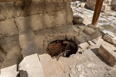 Beyt Guvrin 'deki Maresha şehrinin kalıntıları, Kiryat Gat yakınlarında, İsrail' de.