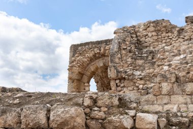 Beyt Guvrin 'deki Maresha şehrinin kalıntıları, Kiryat Gat yakınlarında, İsrail' de.