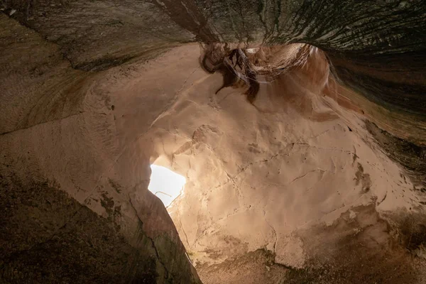 Bóveda Alta Techo Cueva Económica Columbario Palomar Cerca Las Excavaciones — Foto de Stock