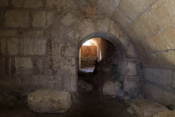 Sala Subterránea Bajo Los Baños Romanos Las Ruinas Ciudad Maresha — Foto de Stock