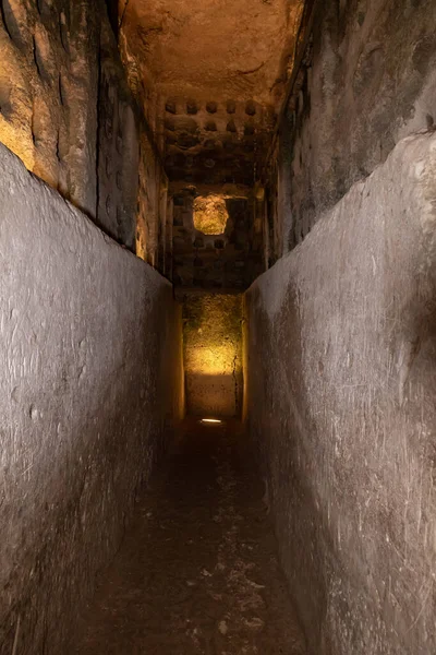 Economische Grot Columbarium Een Duiventil Nabij Opgravingen Van Oude Stad — Stockfoto