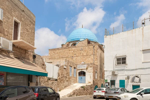 Acre Israël Juni 2021 Ingang Van Moslimheilige Majdila Moskee Oude — Stockfoto