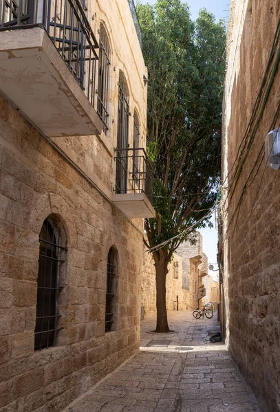 Tranquila Pequeña Calle Ararat Barrio Armenio Ciudad Vieja Jerusalén Israel — Foto de Stock