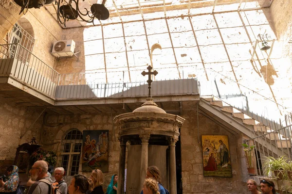 Jerusalem Israel Juli 2021 Das Innere Der Orthodoxen Jacobs Kathedrale — Stockfoto