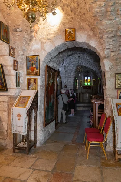 Jerusalém Israel Julho 2021 Interior Mosteiro Sandanai Bairros Cristãos Cidade — Fotografia de Stock
