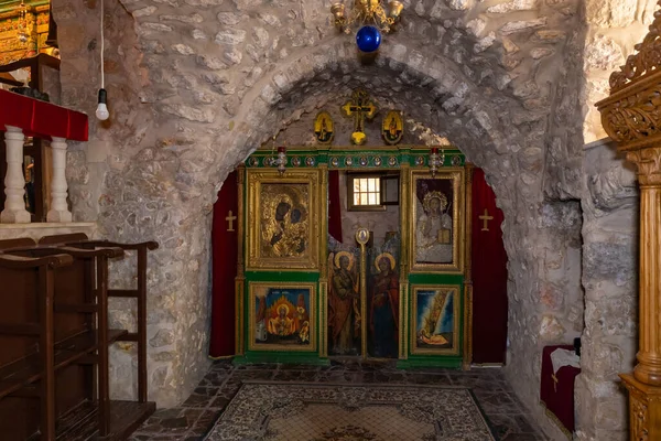 Gerusalemme Israele Luglio 2021 Interno Del Piccolo Monastero Feodorovsky Nei — Foto Stock