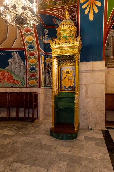 Jeruzsálem Izrael 2021 Július Keresztelő János Kolostor Belseje Jeruzsálemi Óvárosban — Stock Fotó
