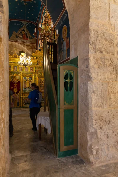 Jerusalén Israel Julio 2021 Interior Del Monasterio Juan Bautista Los — Foto de Stock