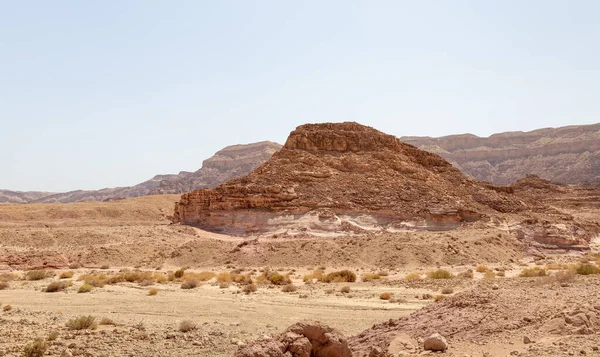Fantasticamente Bela Paisagem Verão Parque Nacional Timna Perto Eilat Sul — Fotografia de Stock